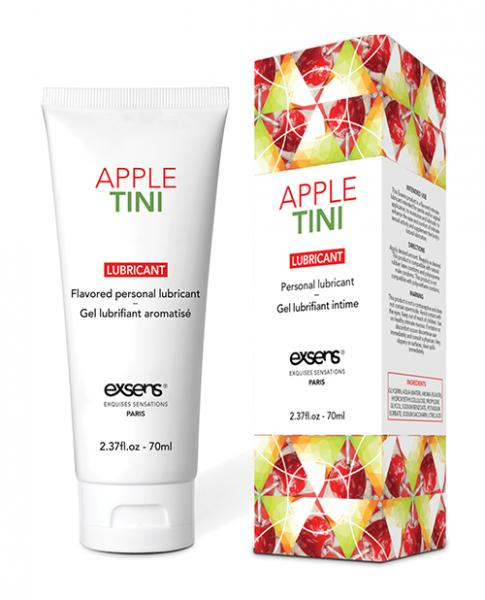 Exsens of Paris Appletini Flavored Water-Based Lubricant - 50ml - Vegan, Paraben-Free & Long-Lasting