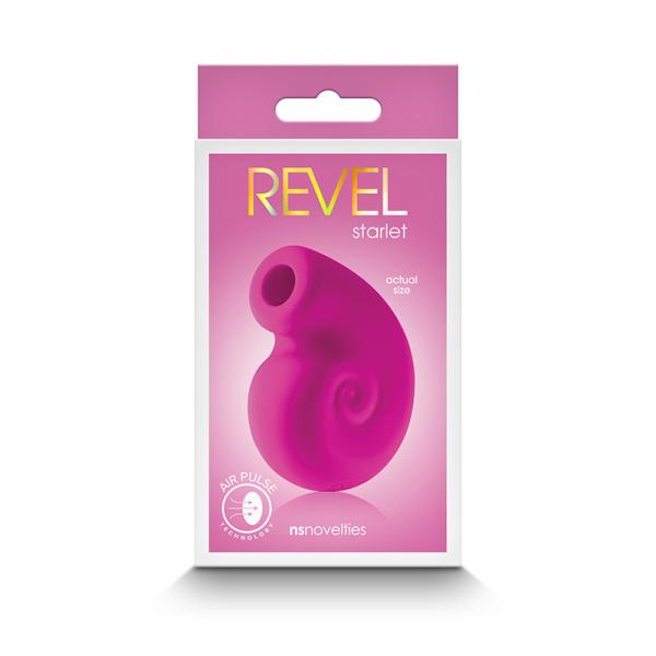 Revel Starlet Air Pulse Toy Pink - Premium Silicone, Rechargeable & Water-Resistant