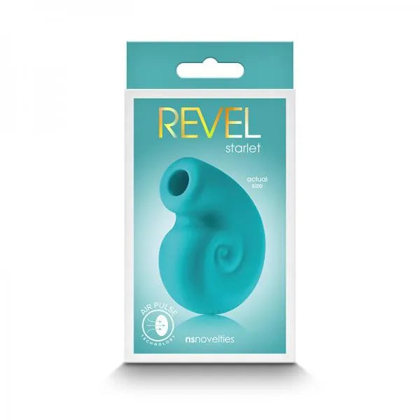 Revel Starlet Air Pulse Toy Teal – Luxurious Silicone, Rechargeable & Water Resistant