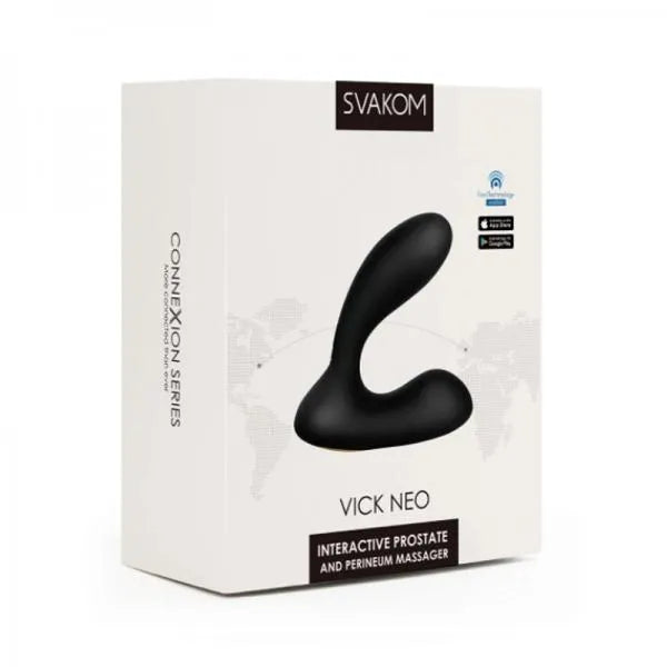 Vick Neo Interactive Prostate and Perineum Massager - App Controlled, Dual Motors, Ergonomic Design