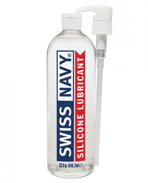 Swiss Navy Silicone Lubricant 32oz - Long Lasting & Hypoallergenic