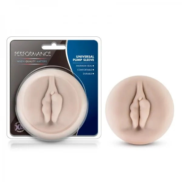 Performance Universal Pump Sleeve Vagina Beige - Enhance Your Experience