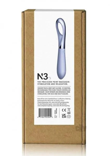Niya 3 Blue Precision Point Massager - Rechargeable & Body Safe Silicone