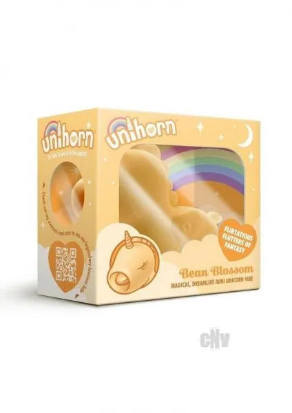 Unihorn Bean Blossom Yellow - Dual Motor, Body Safe Silicone, 20 Pleasure Settings