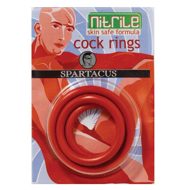 Nitrile C-Ring Set (3) (Red) -