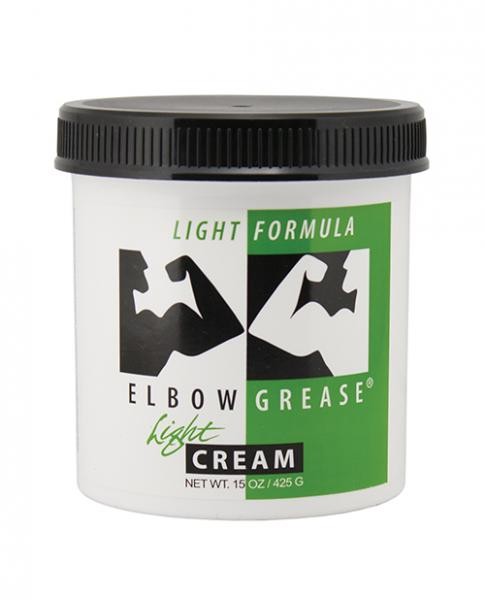 Elbow Grease Light Cream (15 Oz) - Premium Lubricant for Sensual Experience