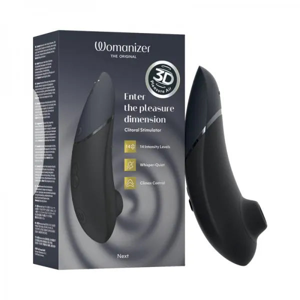 Womanizer Next Black - Advanced Pleasure Air Technology & Climax Control