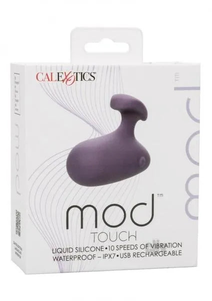Mod Touch Purple Handheld Massager - 10 Speeds, Waterproof, USB Rechargeable