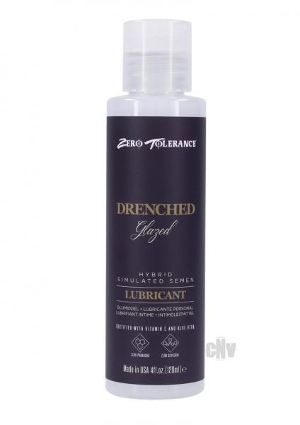 Zero Tolerance Drenched Glazed Hybrid Lubricant 4 Oz - Long-Lasting, Smooth & Safe