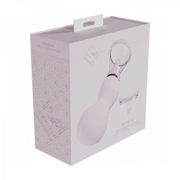 Pumped Sensual Automatic Rechargeable Vulva & Breast Pump - Pink