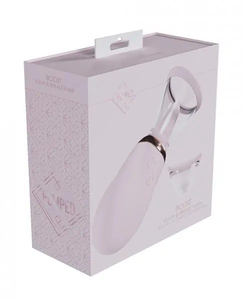 Pumped Boost Automatic Rechargeable Vulva & Breast Pump - Pink | High-Quality Suction for Enhanced Sensitivity