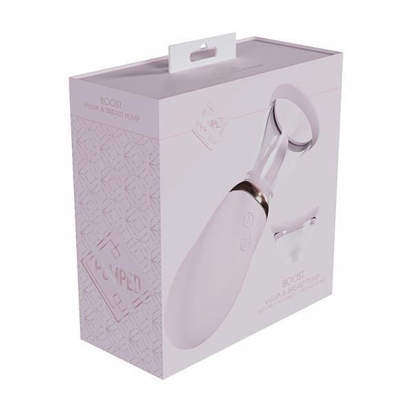 Pumped Boost Automatic Rechargeable Vulva & Breast Pump - Pink | High-Quality Suction for Enhanced Sensitivity
