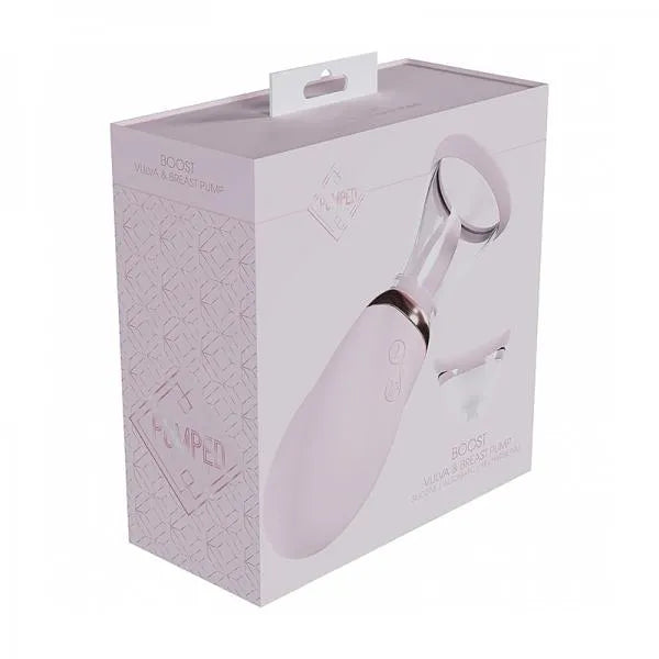 Pumped Boost Automatic Rechargeable Vulva & Breast Pump - Pink | High-Quality Suction for Enhanced Sensitivity