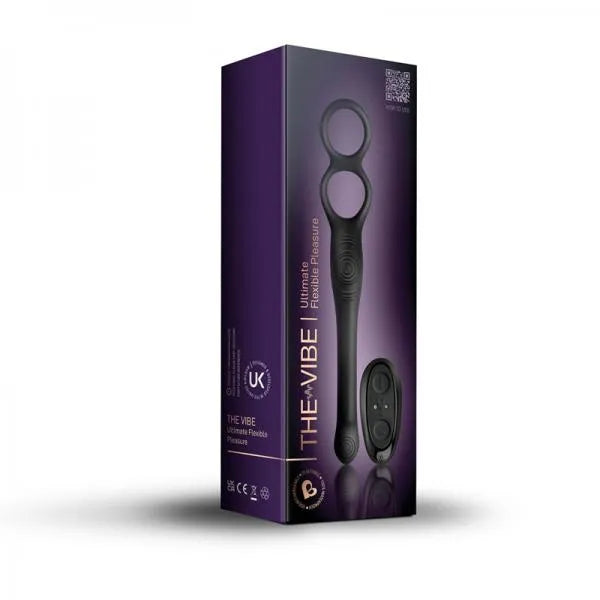 Rocks Off The-Vibe: Multi-Function Cock Ring & Anal Stimulator with Remote Control