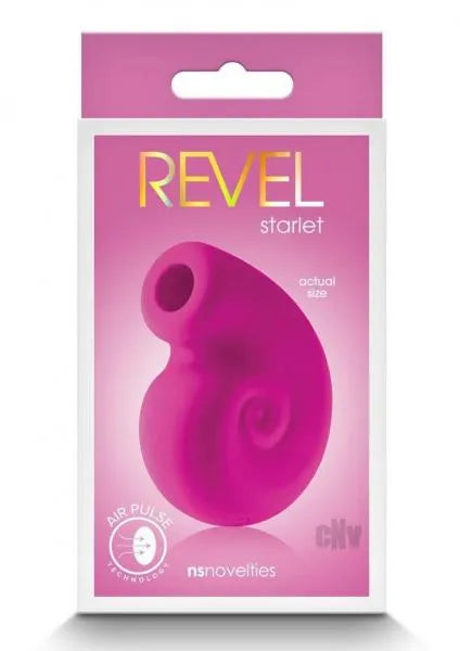 Revel Starlet Air Pulse Toy Pink - Premium Silicone, Rechargeable & Water-Resistant