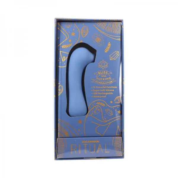 Ritual Bliss Rechargeable Blue - Luxurious Silicone Suction Toy