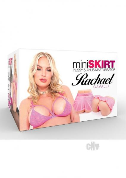 Rachel Cavalli Mini Skirt Pussy & Ass Masturbator - Realistic & Tight Openings