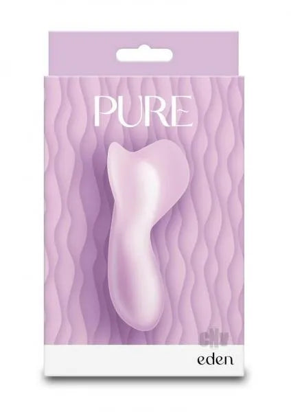 Pure Eden Pebble Vibe - Purple | Premium Dual-Layer Silicone, Rechargeable & Water Resistant