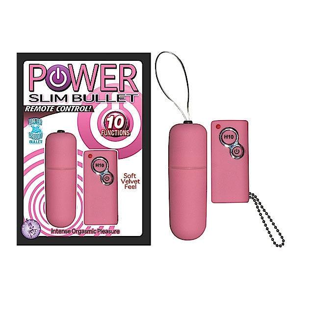 Power Slim Bullet Remote Control (Pink) -