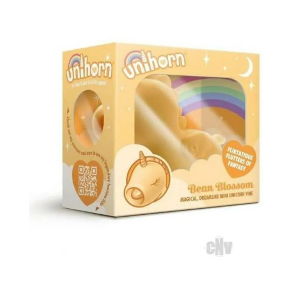 Unihorn Bean Blossom Yellow - Dual Motor, Body Safe Silicone, 20 Pleasure Settings