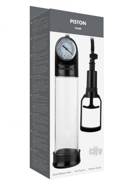 Linx Piston Pump Clr/Blk - Enhance Size, Girth & Pleasure