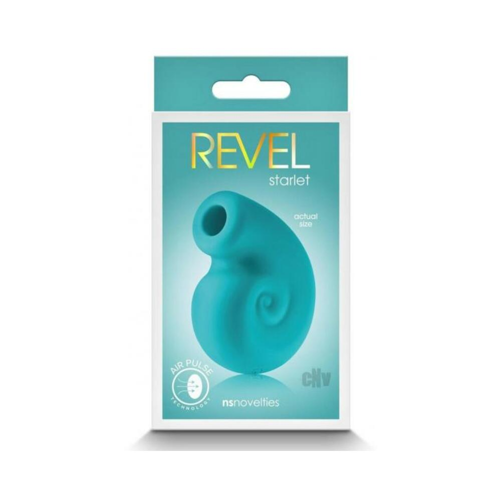 Revel Starlet Air Pulse Toy Teal – Luxurious Silicone, Rechargeable & Water Resistant