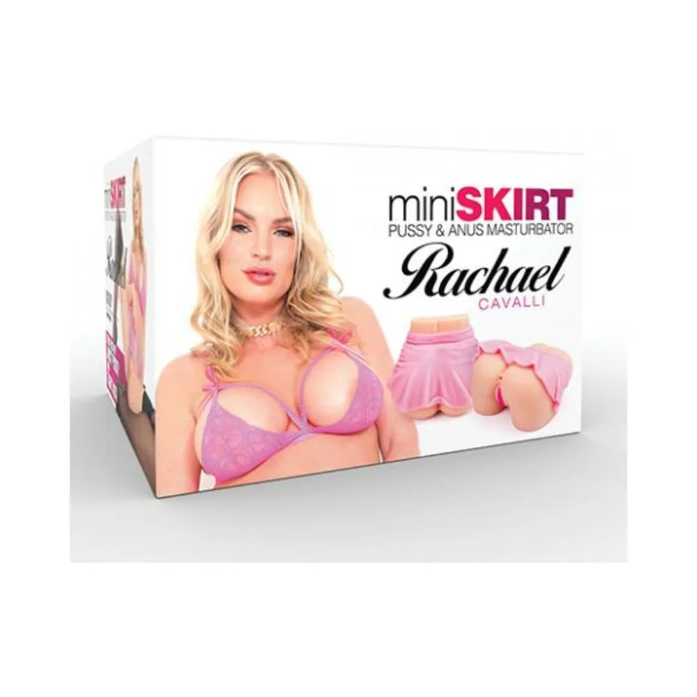 Rachel Cavalli Mini Skirt Pussy & Ass Masturbator - Realistic & Tight Openings