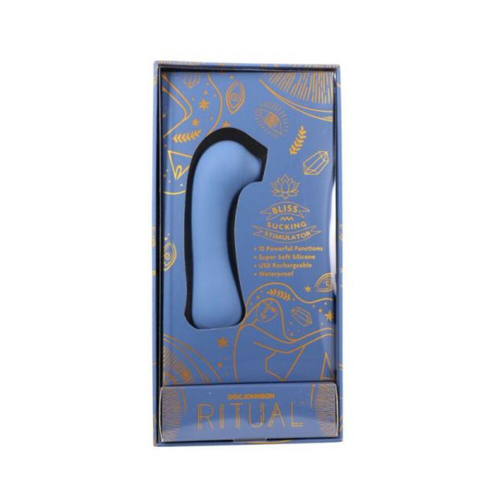 Ritual Bliss Rechargeable Blue - Luxurious Silicone Suction Toy