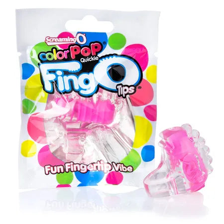 Screaming O Color Pop FingO Tip - Pink | Tiny, Tingling Mini Vibe