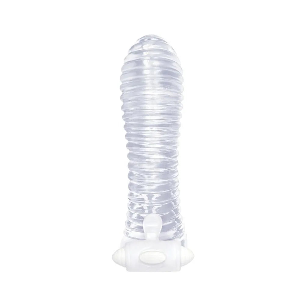 The 9's Vibrating Ribbed Sextenders - Enhance Pleasure & Sensation