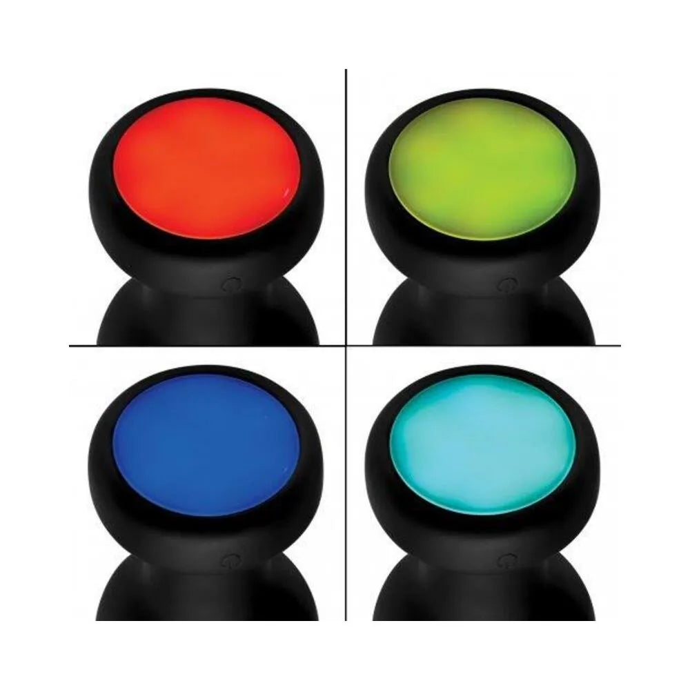 Booty Sparks Silicone Vibe LED Plug Large - Light Up Your Playtime