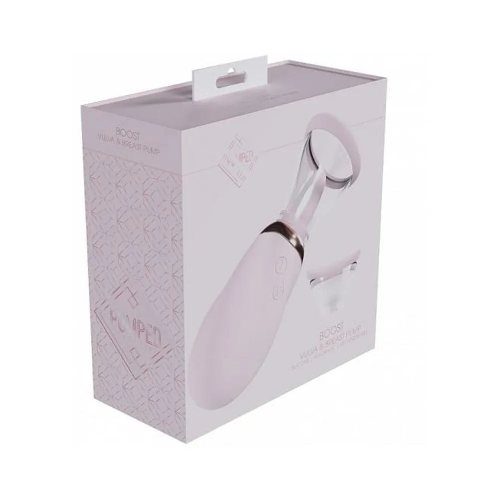 Pumped Boost Automatic Rechargeable Vulva & Breast Pump - Pink | High-Quality Suction for Enhanced Sensitivity