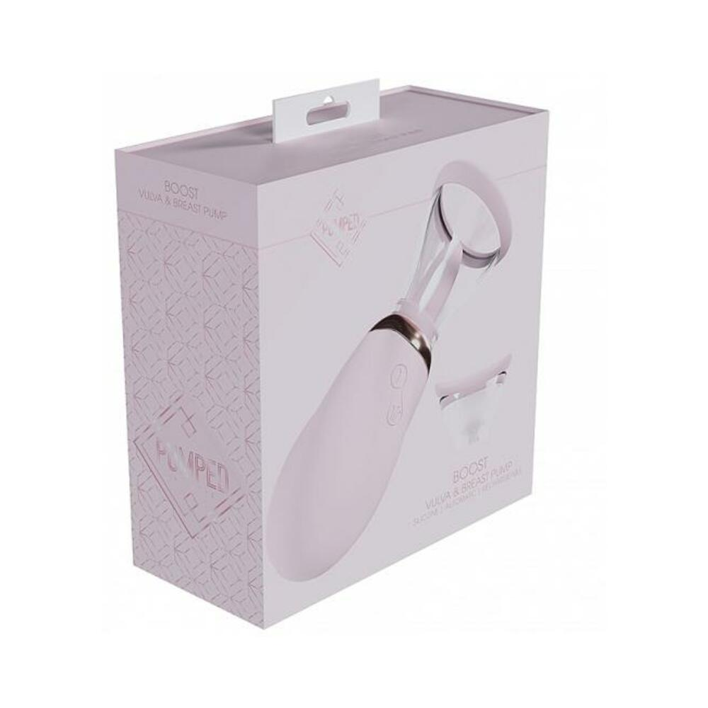 Pumped Boost Automatic Rechargeable Vulva & Breast Pump - Pink | High-Quality Suction for Enhanced Sensitivity