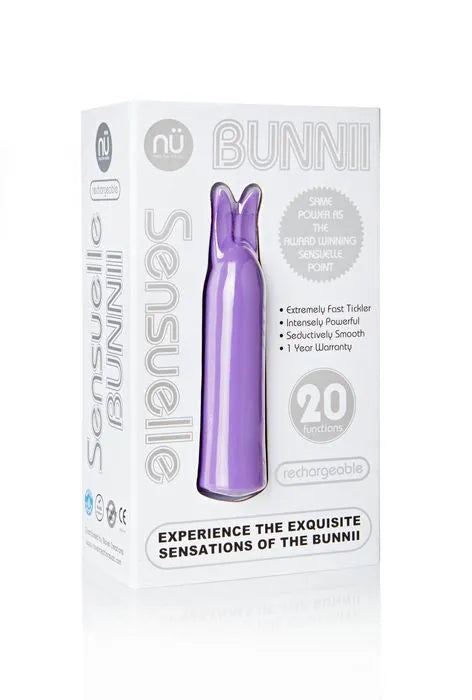 Nu Sensuelle Bunnii Point Vibe - Purple | Powerful, Waterproof, 20 Vibration Functions