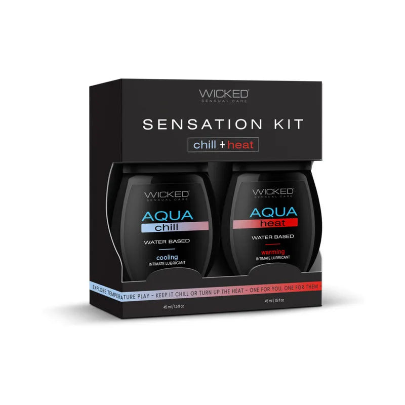 Wicked Sensual Care Sensation Kit - Cooling and Warming Intimate Lubricants (1.5oz)