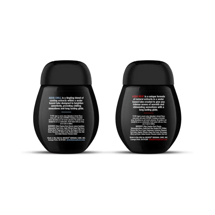 Wicked Sensual Care Sensation Kit - Cooling and Warming Intimate Lubricants (1.5oz)