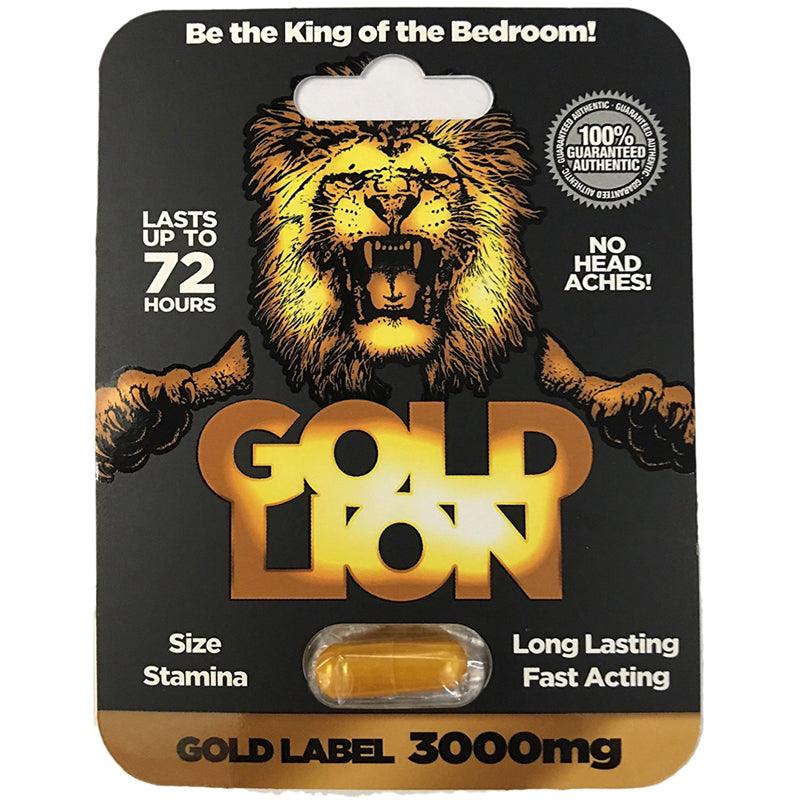 Gold Lion Male Enhancement Pill 1ct -