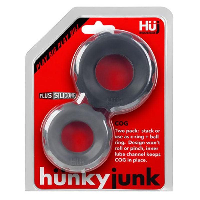 Hunkyjunk COG 2 size c-ring pk tar/stone -