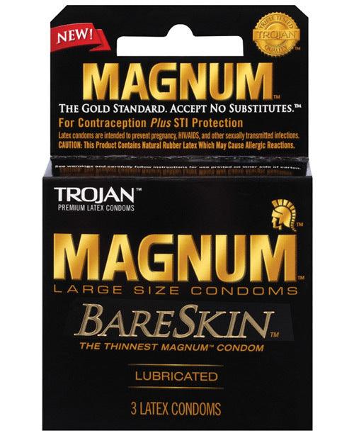Trojan Magnum Bareskin Condoms - Pack of 3 -