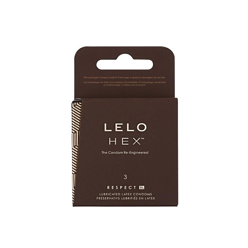 LELO HEX Respect XL Condoms 3 Pack -