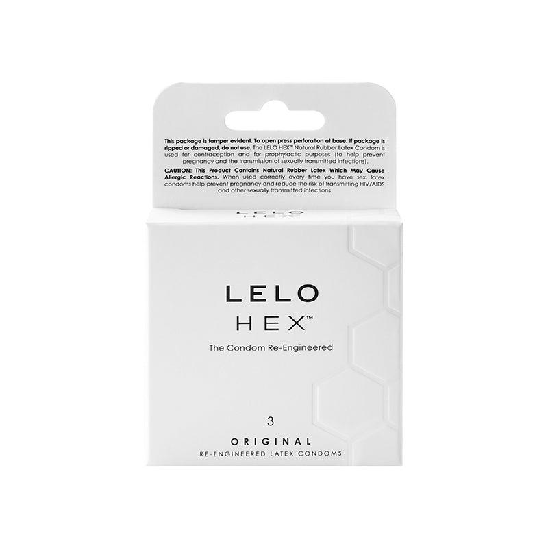 LELO HEX Original Condoms 3 Pack -