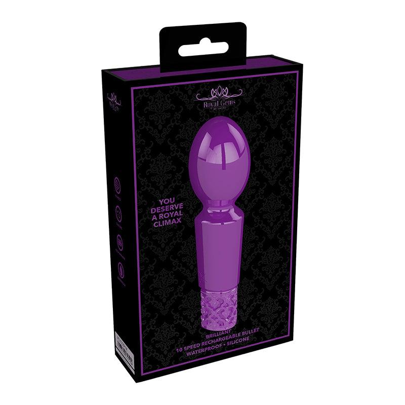Royal Gems Brilliant Wand Bullet Purple -