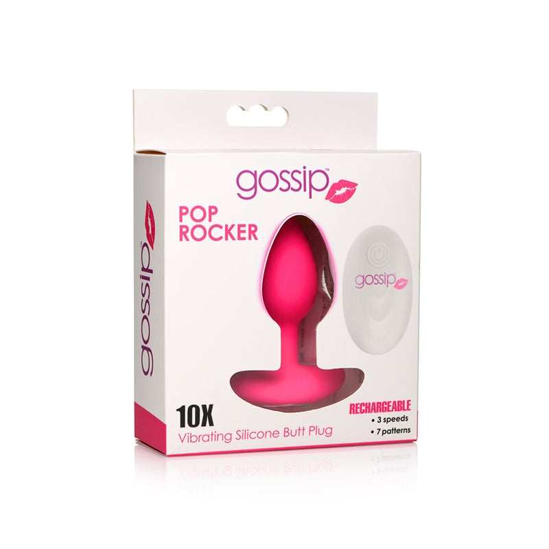 Gossip Pop Rocker Vibrating Plug Magenta