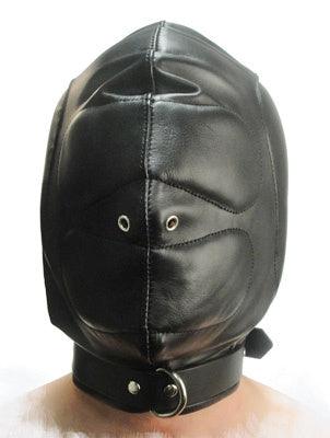 Padded Leather Hood - MediumLarge -