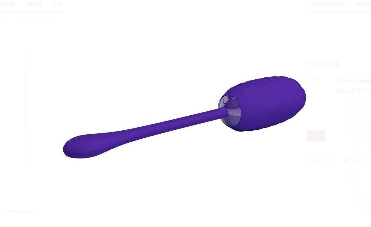Kirk Rechargeable Vibrating Egg - Purple -