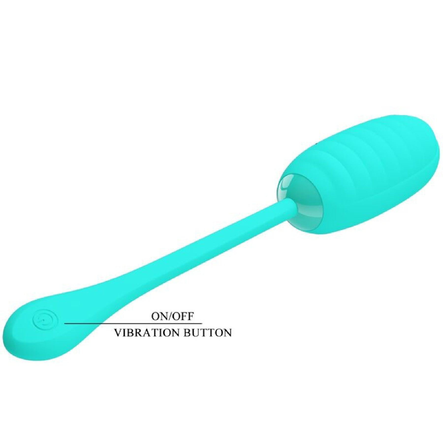 Kirk Rechargeable Vibrating Egg - Turquoise -