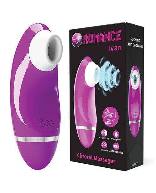 Pretty Love Romance Ivan Sucking Clitoral Massager - Fuchsia -