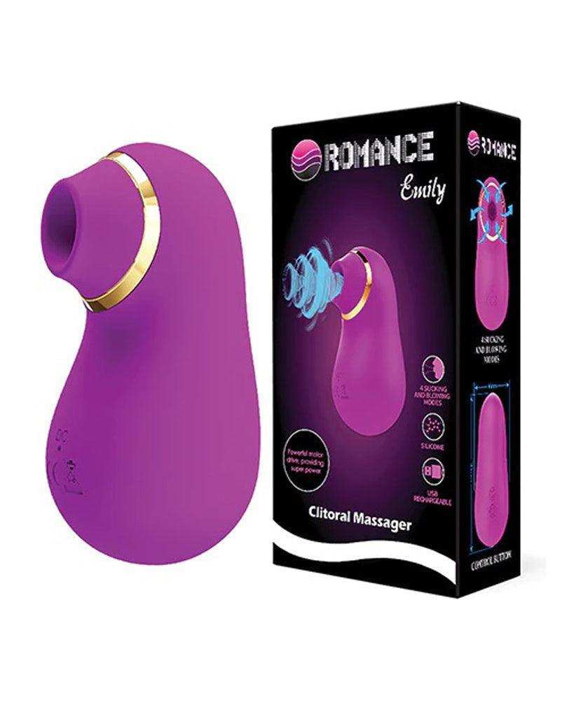 Pretty Love Romance Emily Sucking Clitoral Massager - Fuchsia -