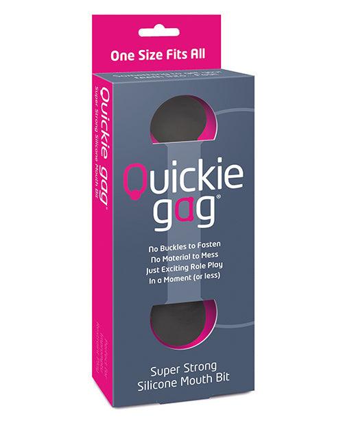 Quickie Bit Gag One Size - Black -