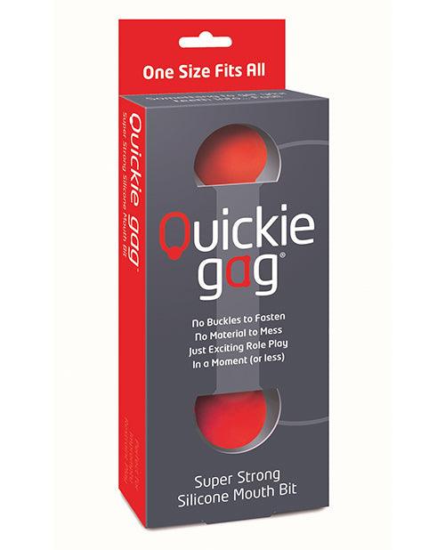 Quickie Bit Gag One Size - Red -